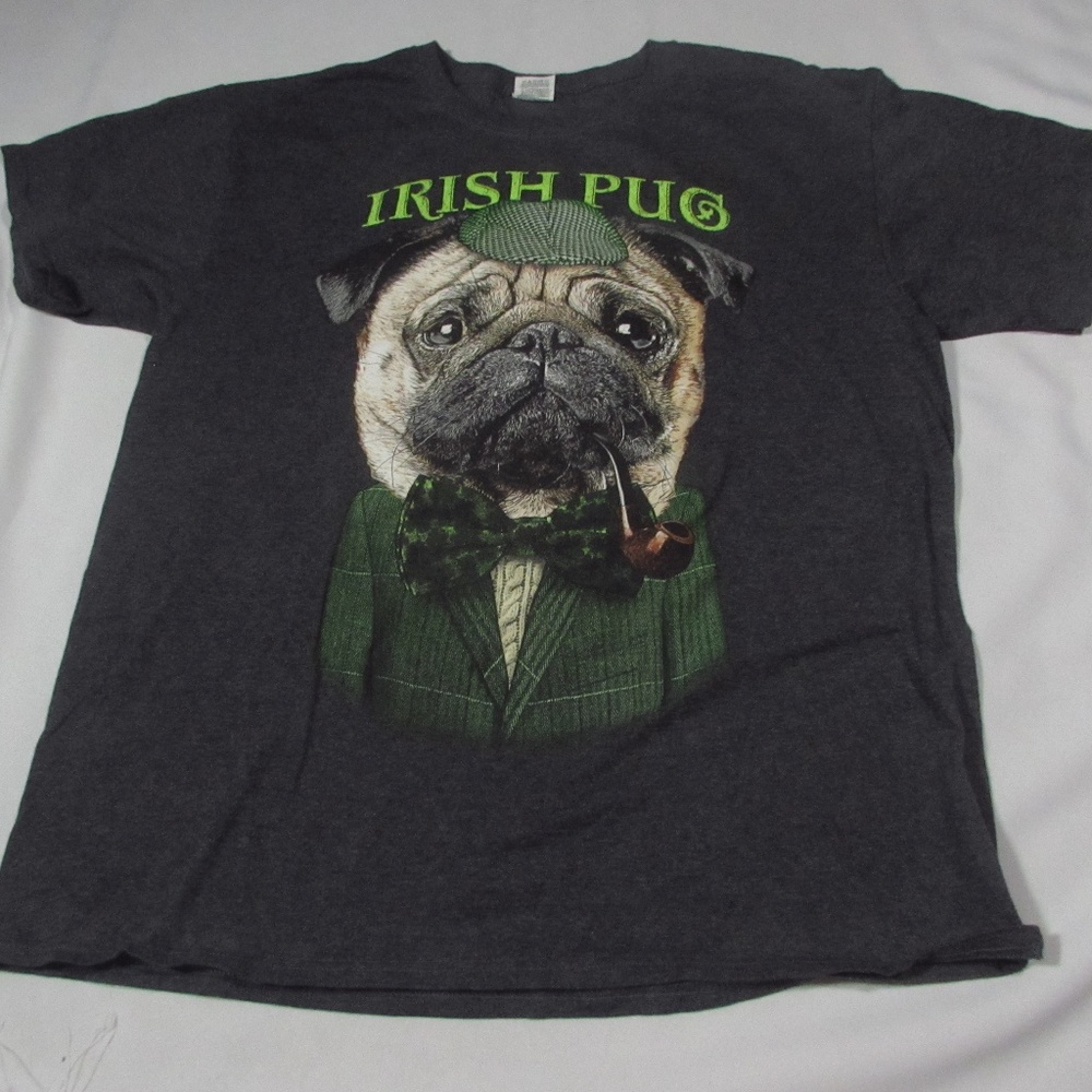 Pug Shirt Unisex Size Large